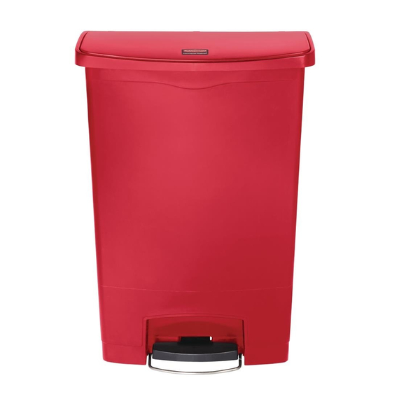 Rubbermaid Slim Jim Front Step Pedaleimer rot 90L 3 Rubbermaid Slim Jim Front Step Pedaleimer rot 90L