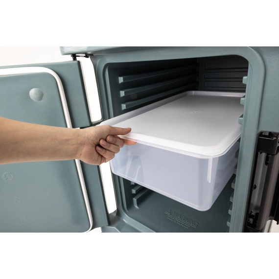 Cambro Doppelter isolierter Lebensmittelcontainer graublau 8 Cambro Doppelter isolierter Lebensmittelcontainer graublau