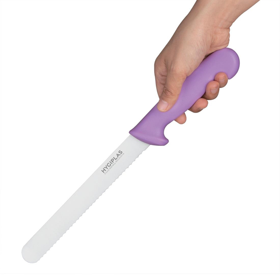 Hygiplas Brotmesser 21,6 cm lila 1 Hygiplas Brotmesser 21,6 cm lila