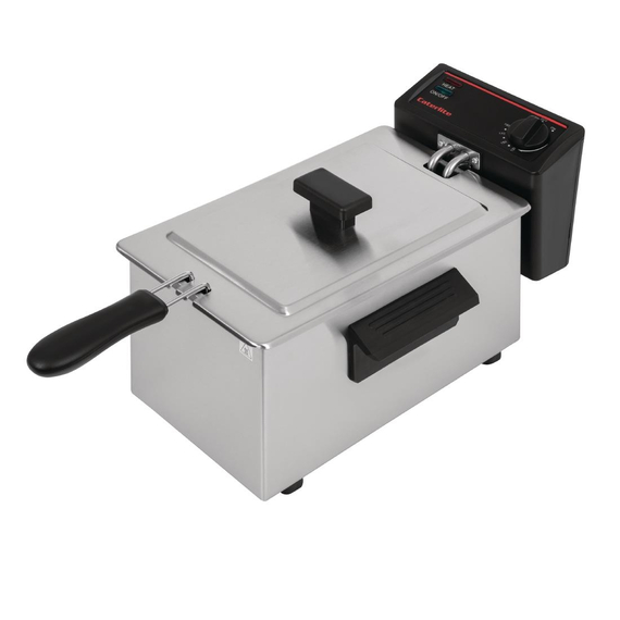 Caterlite Fritteuse 3,5 Liter mit Korb und 2 kW Leistung 3 Caterlite Fritteuse 3,5 Liter mit Korb und 2 kW Leistung