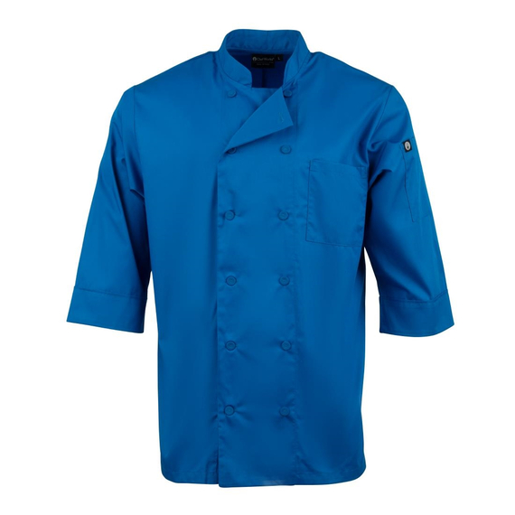 Chef Works Unisex Chefs Jacke Blau L 3 Chef Works Unisex Chefs Jacke Blau L