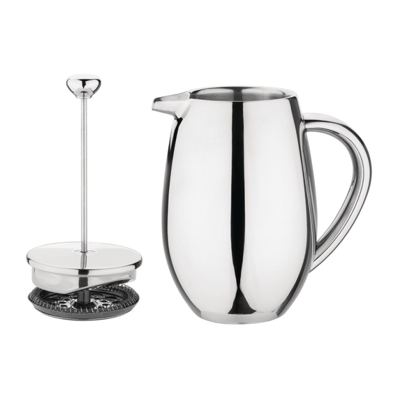 Olympia gerundete isolierte French Press Edelstahl 80cl 2 Olympia gerundete isolierte French Press Edelstahl 80cl