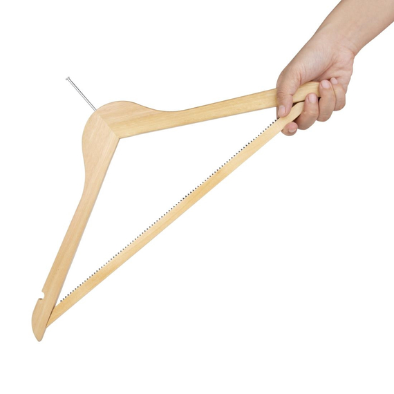 Bolero Sicherheitsbügel aus Holz (10er-Pack) 3 Bolero Sicherheitsbügel aus Holz (10er-Pack)
