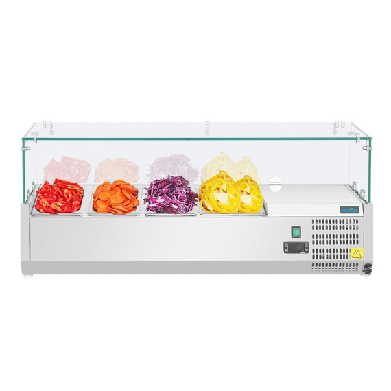 Polar Serie G Aufsatzkühlvitrine für 3x GN1/3 + 1x GN1/2 4 Polar Serie G Aufsatzkühlvitrine für 3x GN1/3 + 1x GN1/2