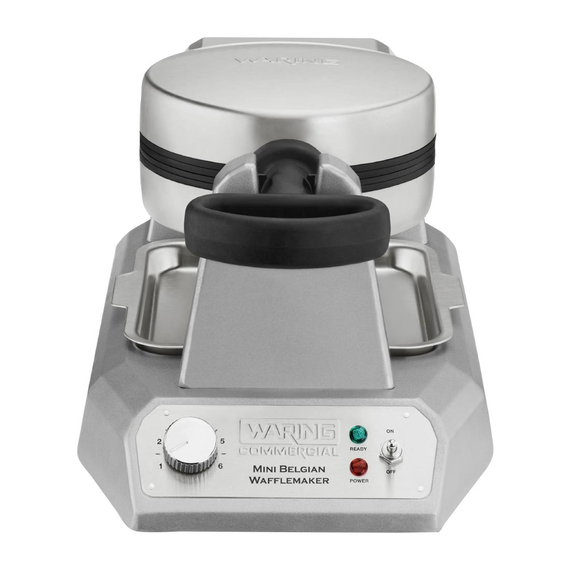 Waring Mini Belgisches Waffeleisen WMB400XCE 2 Waring Mini Belgisches Waffeleisen WMB400XCE