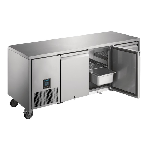 Polar U-Serie Premium dreitürige Gefriertheke 420L 2 Polar U-Serie Premium dreitürige Gefriertheke 420L