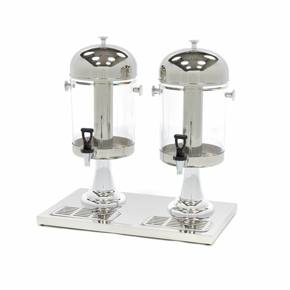 Maxima Gastro Getränkespender - 2 x 8 l - Zentralkühlrohr - funktioniert ohne Stromversorgung Maxima Gastro Getränkespender - 2 x 8 l - Zentralkühlrohr - funktioniert ohne Stromversorgung