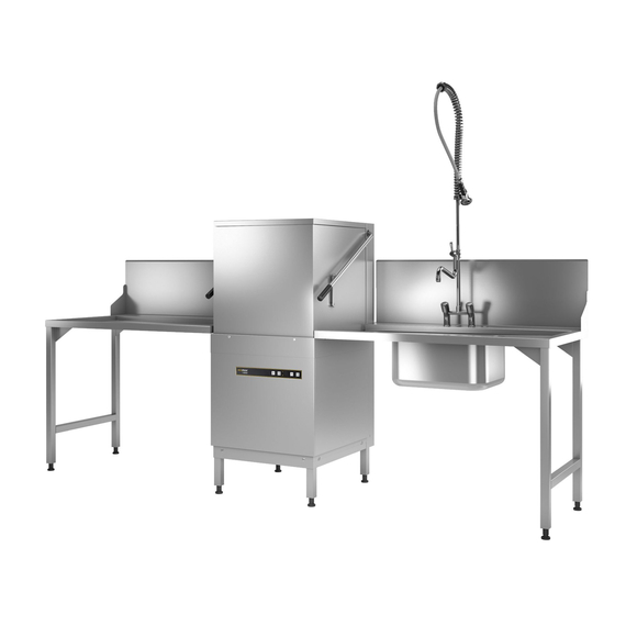 Hobart Ecomax Haubenspülmaschine H604-10B mit integrierte Klarspüldosierpumpe 3 Hobart Ecomax Haubenspülmaschine H604-10B mit integrierte Klarspüldosierpumpe