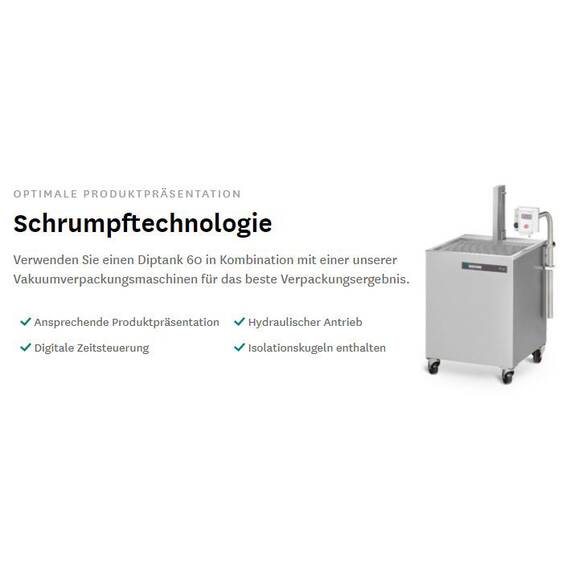 Henkelman Schrumpftank - Diptank 100 2 Henkelman Schrumpftank - Diptank 100
