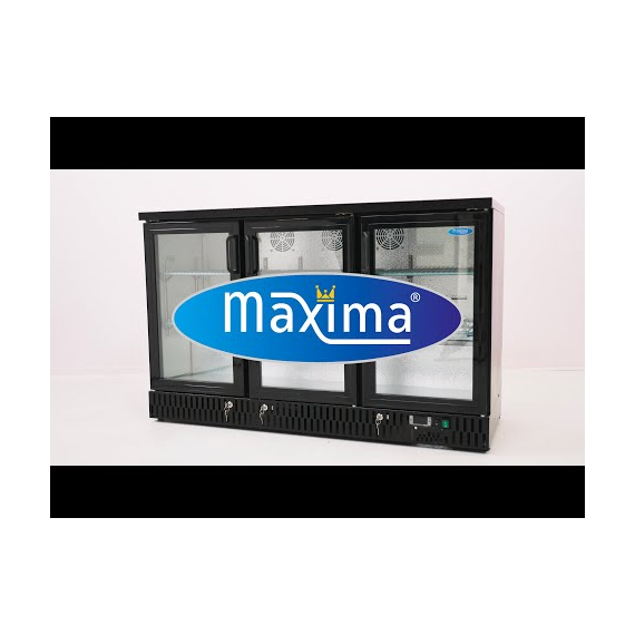 Maxima Gastro Getränke Kühlschrank - 2 Scharnier -Türen - 4 verstellbare Regale 6 Maxima Gastro Getränke Kühlschrank - 2 Scharnier -Türen - 4 verstellbare Regale