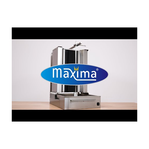 Maxima Gastro Dönergrill - 3 Brenner - 40 kg Fleisch - Elektrisch 4 Maxima Gastro Dönergrill - 3 Brenner - 40 kg Fleisch - Elektrisch