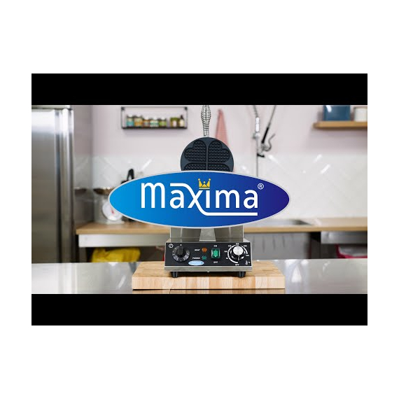 Maxima Gastro Waffelmacher - 4 Waffeln - Herzen 6 Maxima Gastro Waffelmacher - 4 Waffeln - Herzen