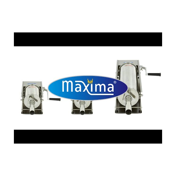 Maxima Gastro Wurstfüller - 3 l - Horizontal - inkl. 4 Füllrohre 7 Maxima Gastro Wurstfüller - 3 l - Horizontal - inkl. 4 Füllrohre