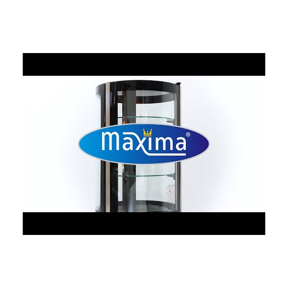 Maxima Gastro Glastürkühlschränke - 100 l - 48 cm - Runde 7 Maxima Gastro Glastürkühlschränke - 100 l - 48 cm - Runde