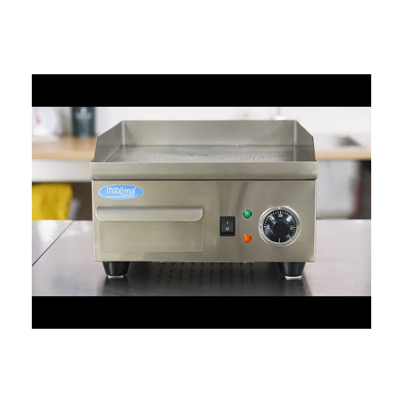 Maxima Gastro Grillplatte - Glatte Chrom - 36 cm - inkl. Tropfschale 7 Maxima Gastro Grillplatte - Glatte Chrom - 36 cm - inkl. Tropfschale