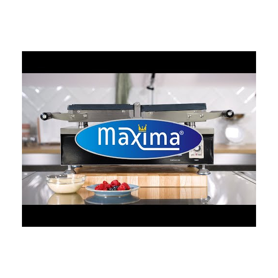 Maxima Gastro Waffelmacher - 2 Teile - Rotatierbar - Digital 8 Maxima Gastro Waffelmacher - 2 Teile - Rotatierbar - Digital