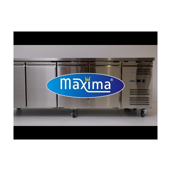 Maxima Gastro Kühltisch - 223 cm - 4 Tür 1 Maxima Gastro Kühltisch - 223 cm - 4 Tür