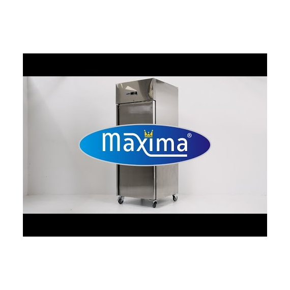 Maxima Gastro Kühlschrank - 700 l - 3 Einstellbare Regale (2/1 GN) - auf Rädern - Rostfreier Stahl 9 Maxima Gastro Kühlschrank - 700 l - 3 Einstellbare Regale (2/1 GN) - auf Rädern - Rostfreier Stahl