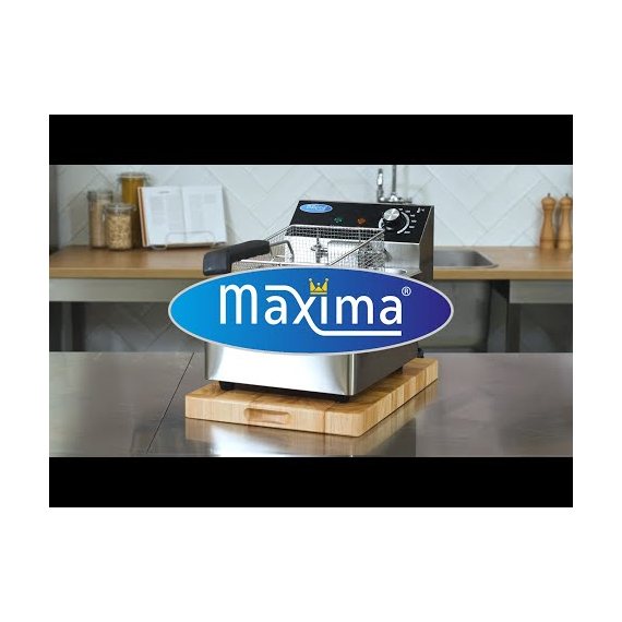 Maxima Gastro Fritteuse - 11 l - 1 Korb - Bis zu 1,4 kg Pommes 7 Maxima Gastro Fritteuse - 11 l - 1 Korb - Bis zu 1,4 kg Pommes