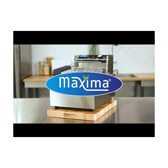Maxima Gastro Fritteuse - 6 l - 1 Korb - Bis zu 1,2 kg Pommes Frites 7 Maxima Gastro Fritteuse - 6 l - 1 Korb - Bis zu 1,2 kg Pommes Frites