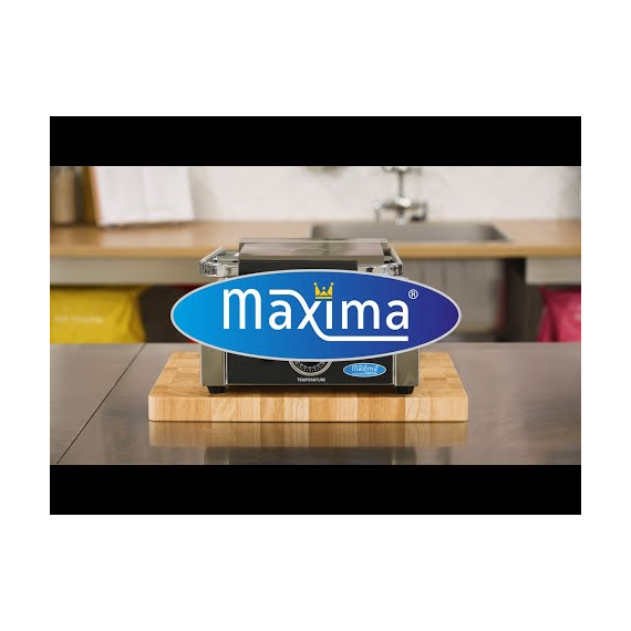 Maxima Gastro Kontaktgrill - Gerillt - Einzelgrillplatte - 22 cm 4 Maxima Gastro Kontaktgrill - Gerillt - Einzelgrillplatte - 22 cm