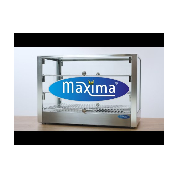 Maxima Gastro Wärmevitrine - 115 l - 70 cm - 3 Regale 6 Maxima Gastro Wärmevitrine - 115 l - 70 cm - 3 Regale