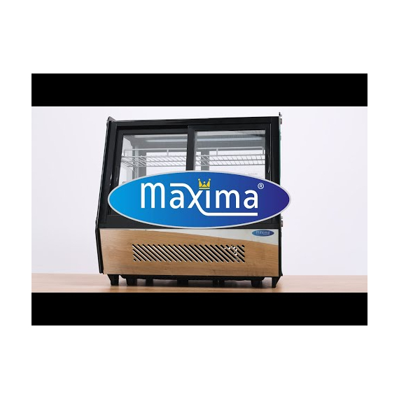 Maxima Gastro Glastürkühlschränke - 125 l - 71 cm - Vordere und Hintere Schiebetüren 8 Maxima Gastro Glastürkühlschränke - 125 l - 71 cm - Vordere und Hintere Schiebetüren