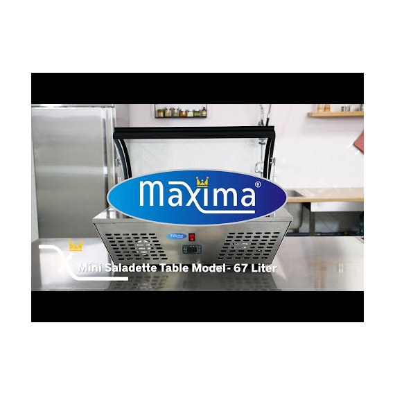 Maxima Gastro Saladette - 67 l - inkl. 8 x 1/6 GN - Tischplatte 8 Maxima Gastro Saladette - 67 l - inkl. 8 x 1/6 GN - Tischplatte