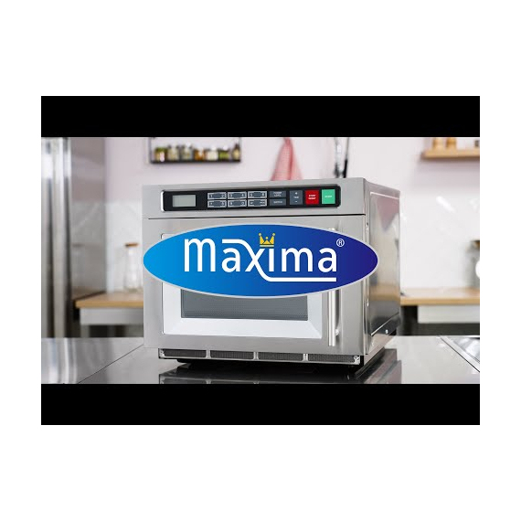 Maxima Gastro Mikrowelle - 1800W - 20 Programme - Platten bis zu Ø36 cm - 2 Regale 2 Maxima Gastro Mikrowelle - 1800W - 20 Programme - Platten bis zu Ø36 cm - 2 Regale