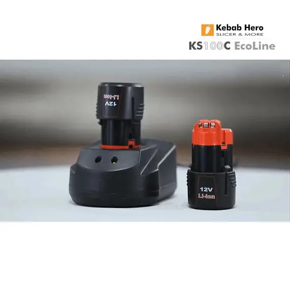 Kebab Hero KS100C EcoLine Dönermesser kabellos mit Akku Ø 100 mm 5 Kebab Hero KS100C EcoLine Dönermesser kabellos mit Akku Ø 100 mm