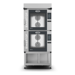 UNOX BAKERTOP RETAIL XETC-12EU-YPLMA – Professioneller Ladenbackofen für Supermarkt-Bäckereien, Türöffnung Links