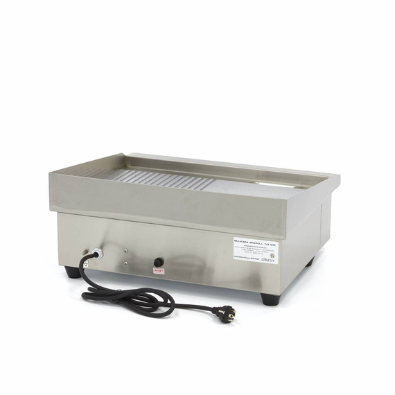 Maxima Gastro Grillplatte - Halb Gerillt - 55 cm - inkl. Tropfschale 3 Maxima Gastro Grillplatte - Halb Gerillt - 55 cm - inkl. Tropfschale