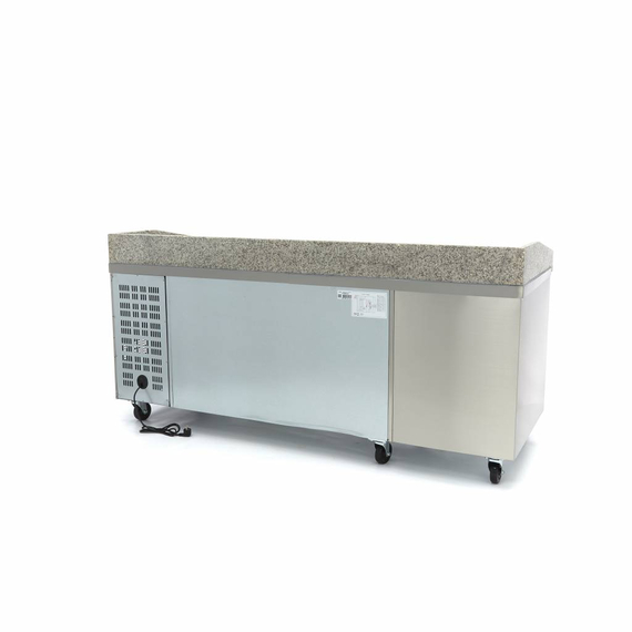 Maxima Gastro Pizzakühltisch - 202 cm - 2 Türen - 7 Schubladen 3 Maxima Gastro Pizzakühltisch - 202 cm - 2 Türen - 7 Schubladen
