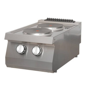 Maxima Gastro Heavy Duty Kochfeld - 2 Brenner - Einzeleinheit - 70 cm Tief - Elektrisch