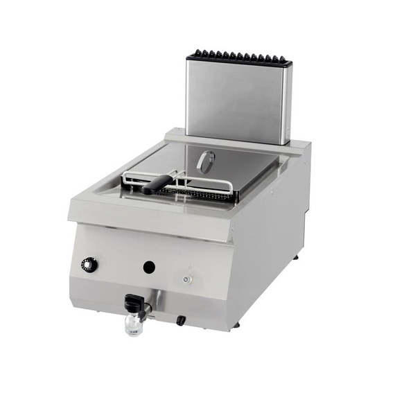 Maxima Gastro Heavy Duty Fritteuse - 1 x 12 l - Einzeleinheit - 70 cm Tief - mit Ablasshahn - Gas Maxima Gastro Heavy Duty Fritteuse - 1 x 12 l - Einzeleinheit - 70 cm Tief - mit Ablasshahn - Gas