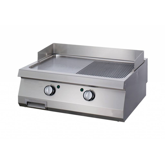 Maxima Gastro Heavy Duty Grillplatte - Halb Gerillte Chrom - Doppeleinheit - 70 cm Tief - Gas Maxima Gastro Heavy Duty Grillplatte - Halb Gerillte Chrom - Doppeleinheit - 70 cm Tief - Gas