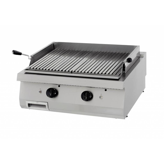 Maxima Gastro Heavy Duty Lavasteingrill - Doppeleinheit - 70 cm Tief - Gas Maxima Gastro Heavy Duty Lavasteingrill - Doppeleinheit - 70 cm Tief - Gas