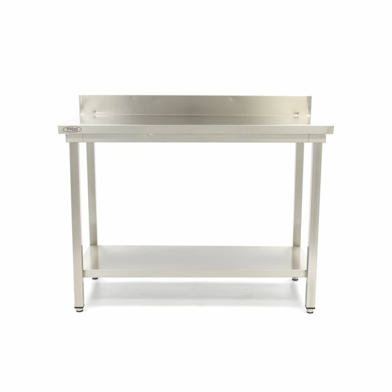 Maxima Gastro Edelstahltisch - 160 x 70 cm - Einstellbare Höhe - mit Backsplash Maxima Gastro Edelstahltisch - 160 x 70 cm - Einstellbare Höhe - mit Backsplash
