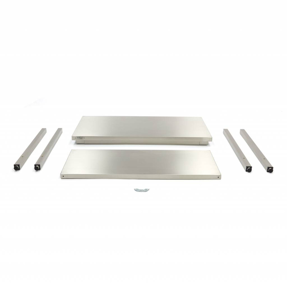 Maxima Gastro Edelstahltisch - 160 x 60 cm - Einstellbare Höhe - mit Lagerregal 3 Maxima Gastro Edelstahltisch - 160 x 60 cm - Einstellbare Höhe - mit Lagerregal