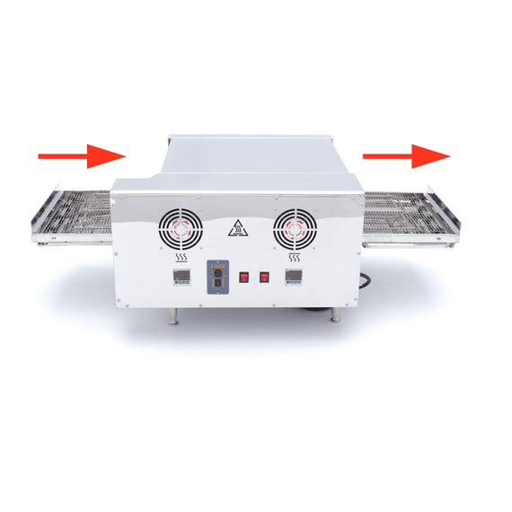 Maxima Gastro Pizzaofen mit Förderband - Passt 2 x Ø20 cm - 30 Pizzas pro Stunde 7 Maxima Gastro Pizzaofen mit Förderband - Passt 2 x Ø20 cm - 30 Pizzas pro Stunde