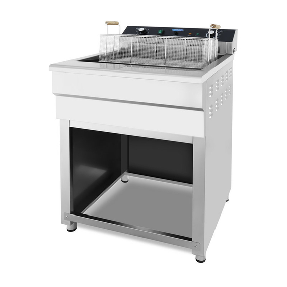 Maxima Gastro Fritteuse - 45 l - 1 Korb - mitAblasshahn - 400 V Maxima Gastro Fritteuse - 45 l - 1 Korb - mitAblasshahn - 400 V