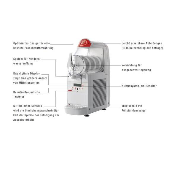 Ugolini Mini-Gel plus 3 Eiscreme-Maschine 4 Ugolini Mini-Gel plus 3 Eiscreme-Maschine