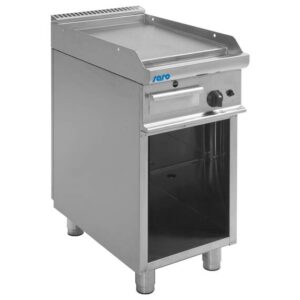 SARO Gas-Griddleplatte mit offenem Unterbau E7/KTG1BAL