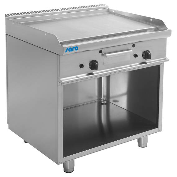 SARO Gas-Griddleplatte mit offenem Unterbau E7/KTG2BAL SARO Gas-Griddleplatte mit offenem Unterbau E7/KTG2BAL