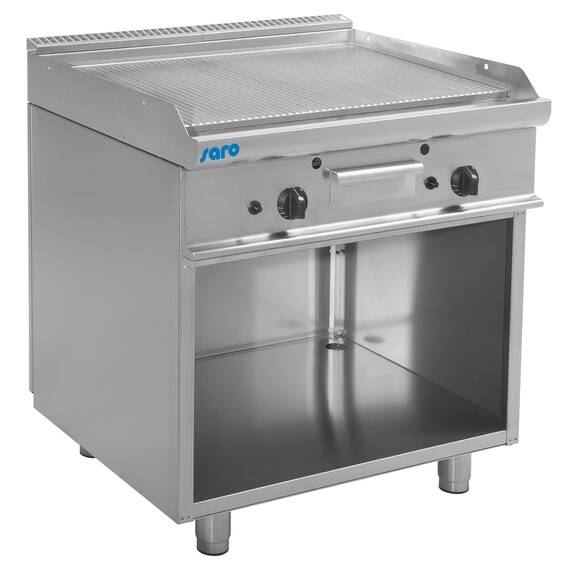 SARO Gas-Griddleplatte mit offenem Unterbau E7/KTG2BAR SARO Gas-Griddleplatte mit offenem Unterbau E7/KTG2BAR