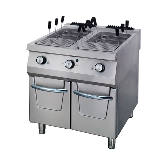 Maxima Gastro Premium Nudelkocher - Doppeleinheit - 90 cm Tief - Gas Maxima Gastro Premium Nudelkocher - Doppeleinheit - 90 cm Tief - Gas