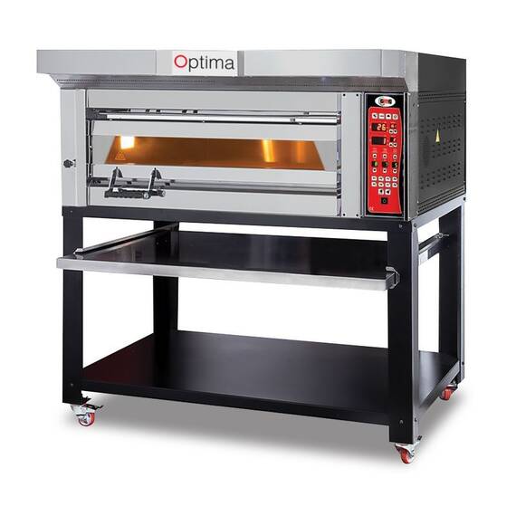 GMG Bäckerei- & Konditoreiofen PB1T-84 mit 1 Backkammer, Vollschamott und Untergestell GMG Bäckerei- & Konditoreiofen PB1T-84 mit 1 Backkammer, Vollschamott und Untergestell