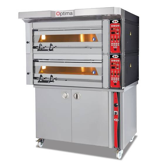 GMG Bäckerei- & Konditoreiofen PB2M-84 mit 2 Backkammern, Vollschamott und Gärschrank GMG Bäckerei- & Konditoreiofen PB2M-84 mit 2 Backkammern, Vollschamott und Gärschrank