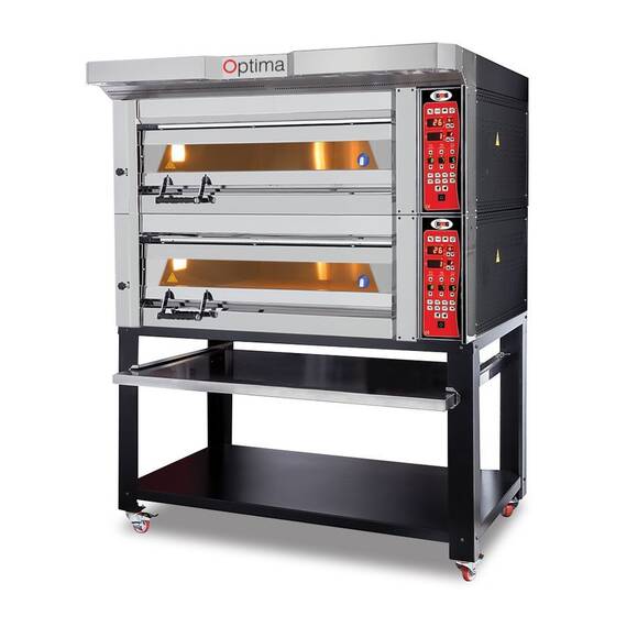GMG Bäckerei- & Konditoreiofen PB2T-84 mit 2 Backkammern, Vollschamott und Untergestell GMG Bäckerei- & Konditoreiofen PB2T-84 mit 2 Backkammern, Vollschamott und Untergestell