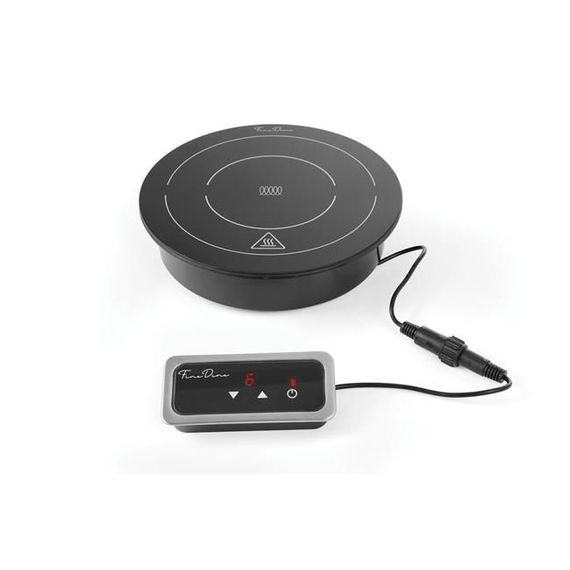 Fine Dine Induktionsheizplatte 800 W, Schwarz, 230V/800W, ⌀245x(H)80mm 2 Fine Dine Induktionsheizplatte 800 W, Schwarz, 230V/800W, ⌀245x(H)80mm